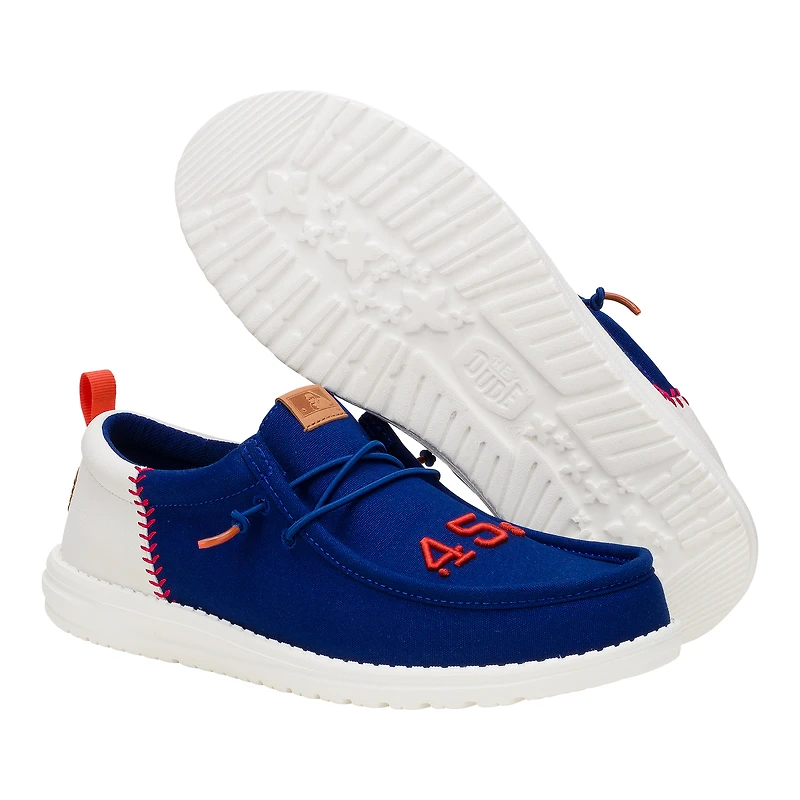Men's Hey Dude Navy Houston Astros Wally Casual Shoes