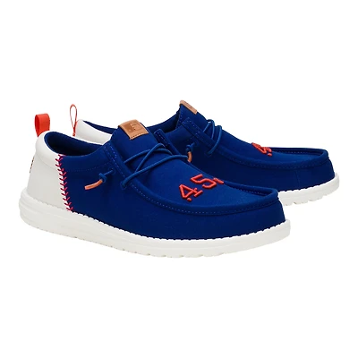 Chaussures décontractées Wally Hey Dude bleu marine pour homme des Astros de Houston