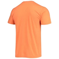 T-shirt à trois mélanges hommage Craig Biggio et Jeff Bagwell pour hommes, orange chiné, Houston Astros MLB Jam Player