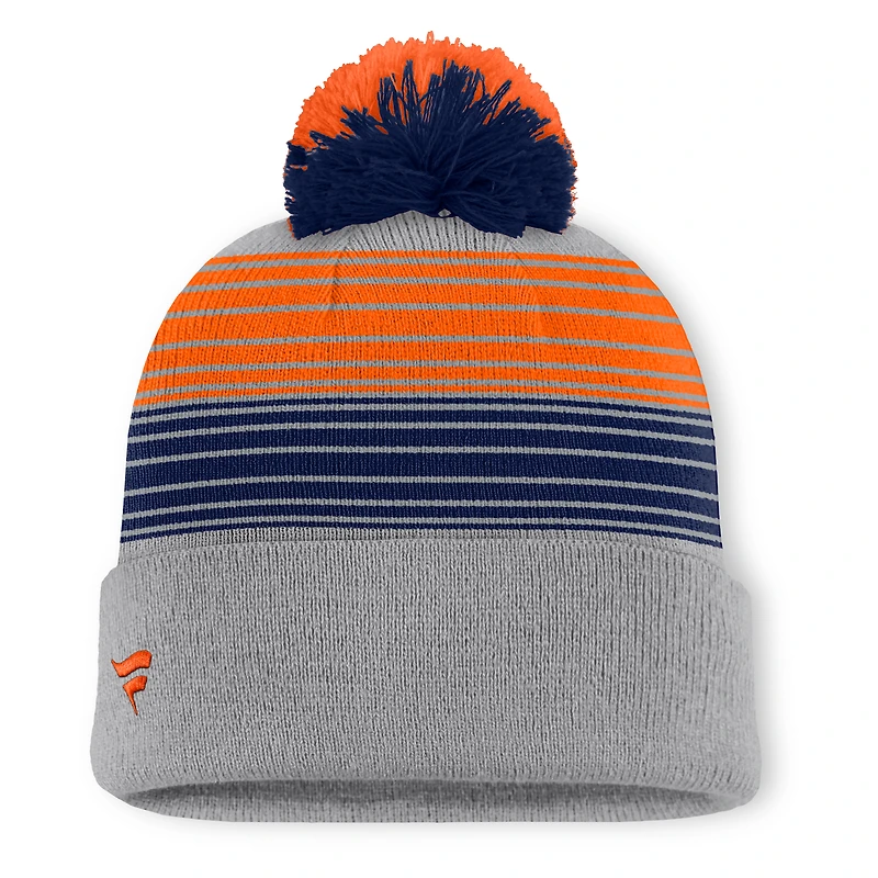 Men's Houston Astros Fanatics Gray Balk Cuffed Knit Hat with Pom