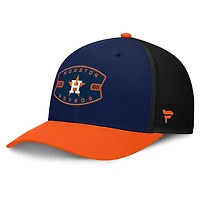 Men's Houston Astros Fanatics Navy/Orange Cutoff Adjustable Trucker Hat