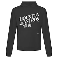 Men's Levelwear Black Houston Astros St. Patrick's Day Relay Boots Pullover Hoodie