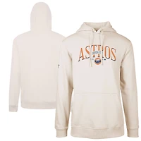 Sweat à capuche rétro pour homme de la collection Cooperstown Podium Houston Astros couleur crème Levelwear
