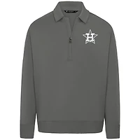 Men's Levelwear Gray Houston Astros Luxe Signature Quarter-Zip Pullover