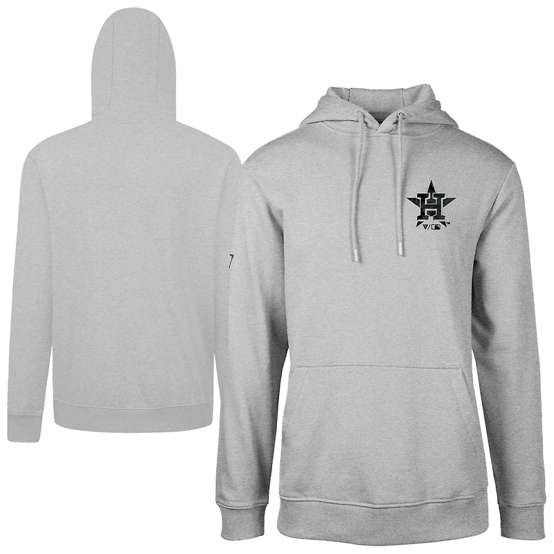 Sweat à capuche motif camouflage numérique Houston Astros Podium pour homme de Levelwear gris