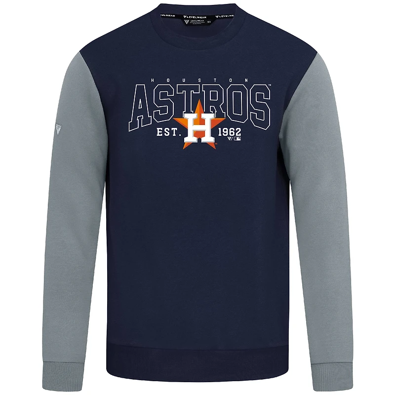 Sweat-shirt bleu marine Accolade Ultimate Textbook pour homme des Astros de Houston Levelwear