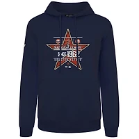 Sweat à capuche bleu marine pour homme Levelwear des Astros de Houston, collection Cooperstown, motif Podium Acumen vieilli