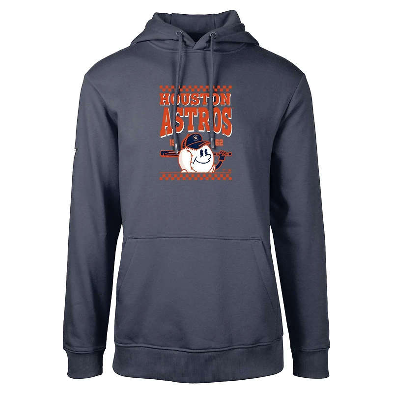Men's Levelwear Navy Houston Astros Podium Inaugural Pullover Hoodie