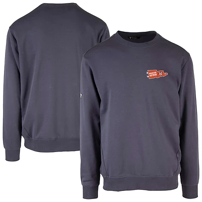 Men's Levelwear  Navy Houston Astros Zane Rafters Pullover Sweatshirt
