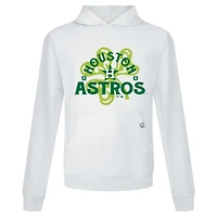 Sweat à capuche blanc Houston Astros St. Patrick's Day Relay Shamrock pour homme Levelwear