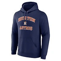 Men's Logo Athletic Navy Houston Astros Heart & Soul Hoodie
