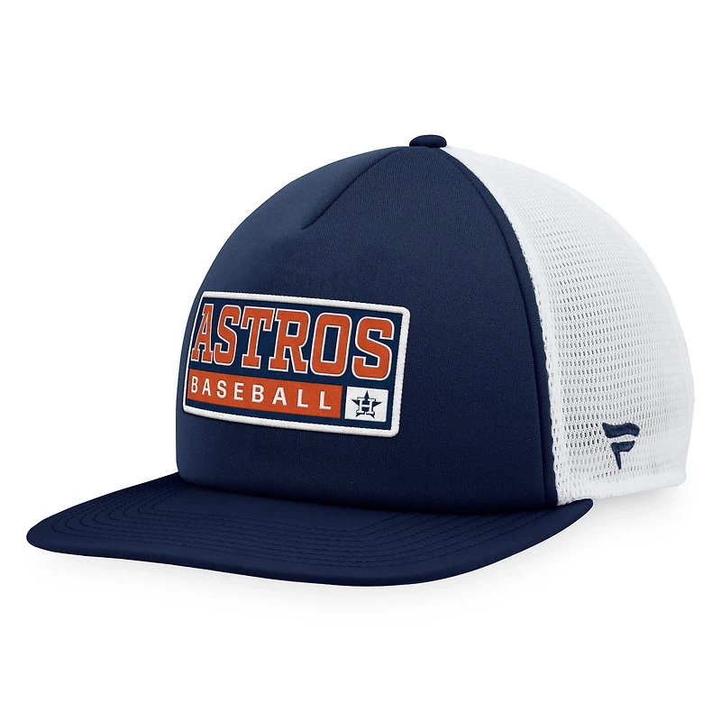 Casquette Snapback Majestic Navy/White Houston Astros en mousse pour homme