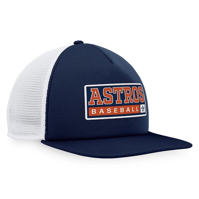 Casquette Snapback Majestic Navy/White Houston Astros en mousse pour homme