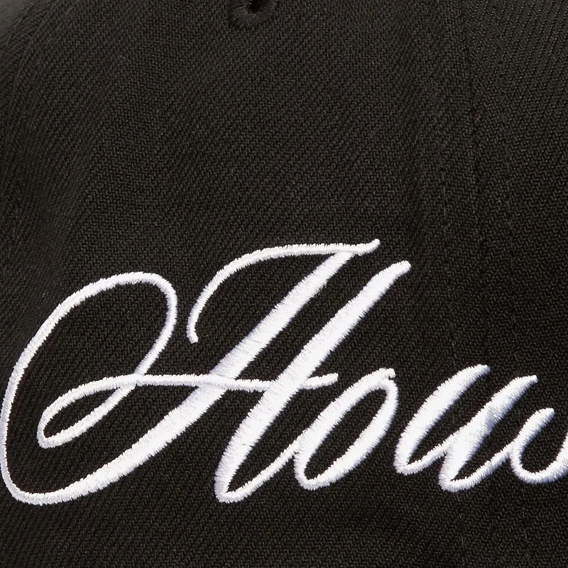 Men's Mitchell & Ness Black Houston Astros Just Don x MLB Lux Script Snapback Hat