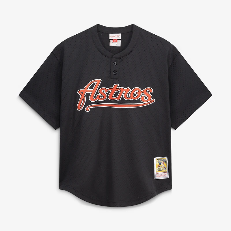 Men's Mitchell & Ness Craig Biggio Black Houston Astros Authentic Batting Practice Jersey