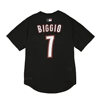 Mitchell & Ness Craig Biggio Black Houston Astros Cooperstown Collection Maillot d'entraînement au bâton authentique pour homme