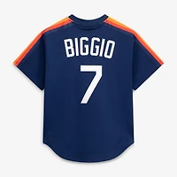 Maillot d'entraînement authentique Mitchell & Ness Craig Biggio bleu marine des Astros de Houston pour homme
