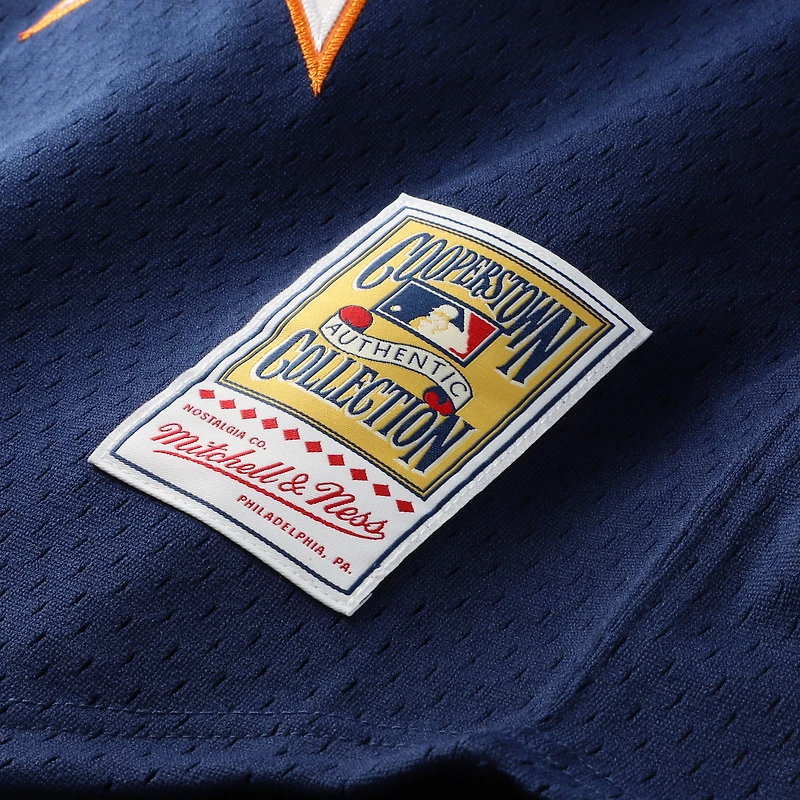 Maillot d'entraînement authentique Mitchell & Ness Craig Biggio bleu marine des Astros de Houston pour homme
