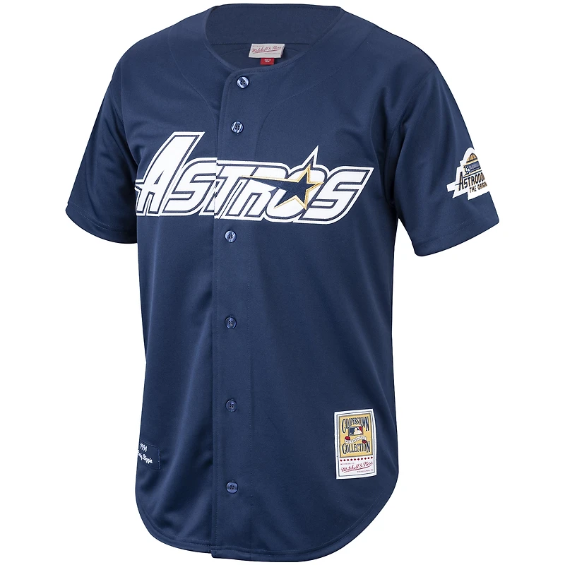 Maillot authentique Mitchell & Ness Craig Biggio bleu marine des Astros de Houston, collection Cooperstown 1994