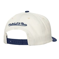 Men's Mitchell & Ness  Cream Houston Astros Coop Stretch-Snapback Hat