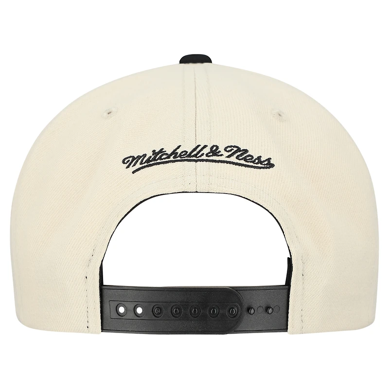 Casquette snapback basique Mitchell & Ness crème Houston Astros Cooperstown Collection pour homme