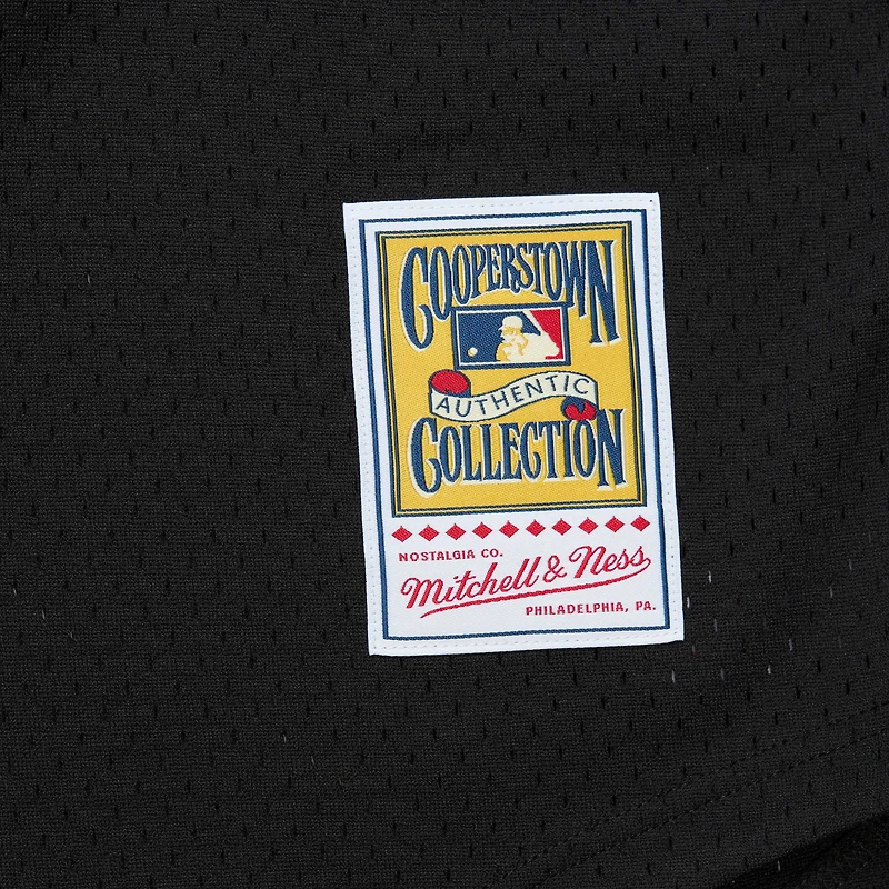 Maillot d'entraînement de frappeur en maille noir Mitchell & Ness Jeff Bagwell des Astros Houston la collection Cooperstown pour hommes