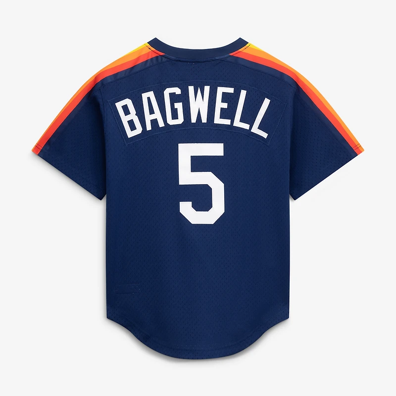 Men's Mitchell & Ness Jeff Bagwell Navy Houston Astros Authentic Batting Practice Jersey