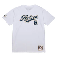Men's Mitchell & Ness Jeff Bagwell White Houston Astros Cooperstown Collection Player T-Shirt