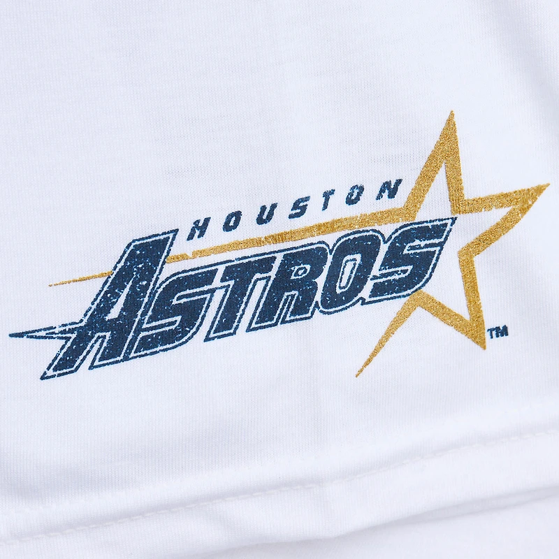 T-shirt de joueur blanc la collection Cooperstown des Astros Houston Mitchell & Ness Jeff Bagwell pour hommes