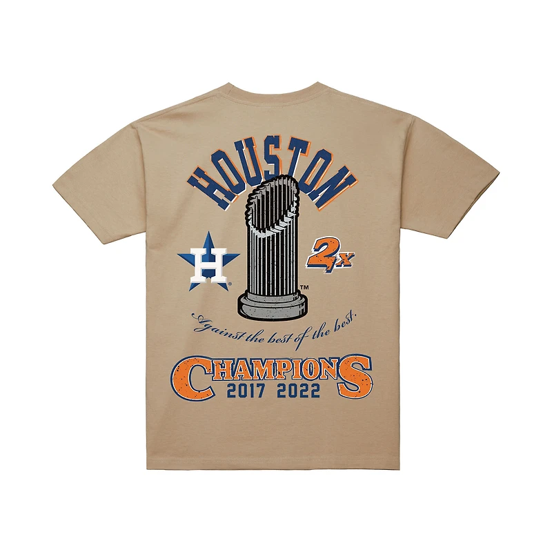 T-shirt Mitchell & Ness kaki pour homme, Houston Astros Legacy Defined