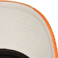 Casquette Snapback en velours côtelé Pro Mitchell & Ness pour hommes, bleu marine/orange, Houston Astros