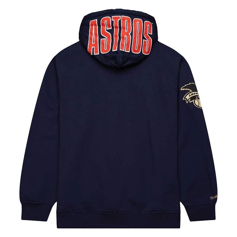 Sweat à capuche bleu marine Mitchell & Ness Houston Astros Team OG 2.0 Current Logo pour hommes