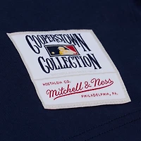 T-shirt Mitchell & Ness bleu marine Houston Astros Wild Pitch Ringer pour homme