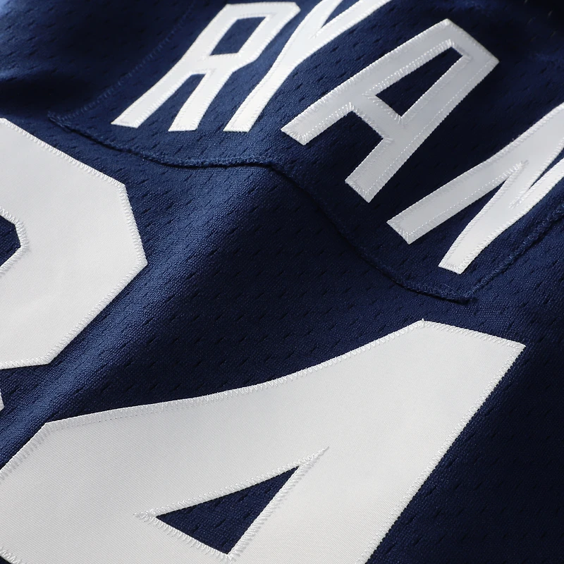 Maillot d'entraînement authentique Mitchell & Ness Nolan Ryan bleu marine des Astros de Houston pour homme