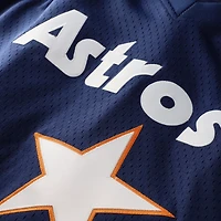 Men's Mitchell & Ness Nolan Ryan Navy Houston Astros Cooperstown Collection Big Tall Mesh Batting Practice Jersey