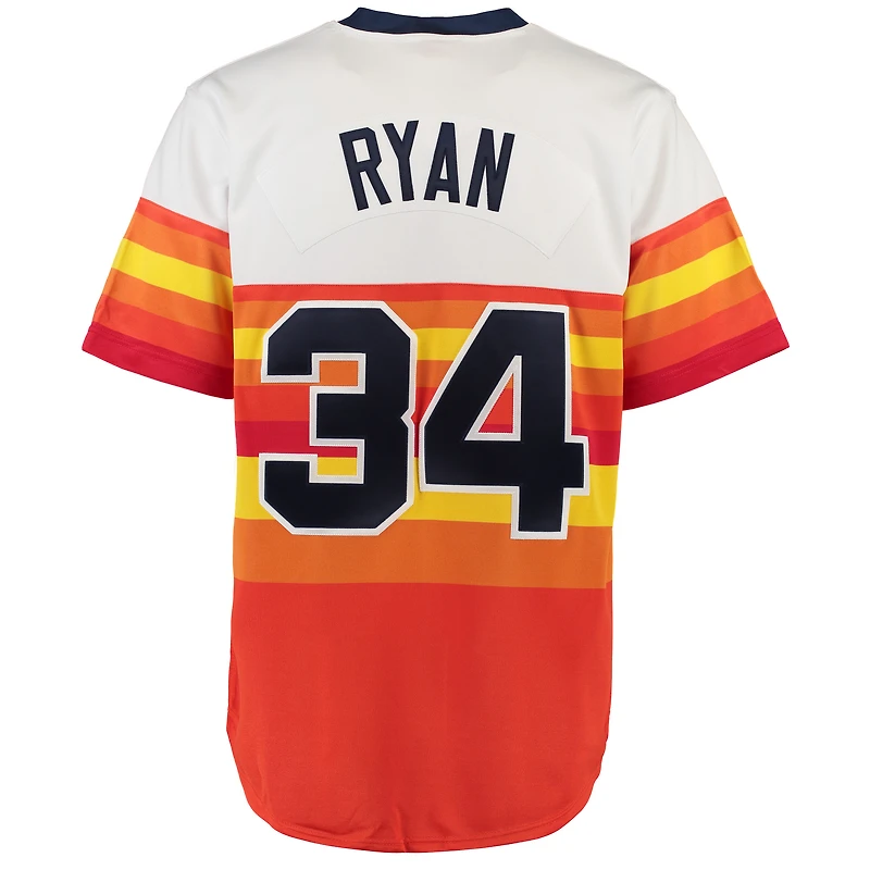 Maillot Mitchell & Ness Nolan Ryan White Houston Astros authentique pour homme
