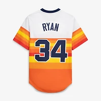 Men's Mitchell & Ness Nolan Ryan White Houston Astros Throwback Authentic Jersey