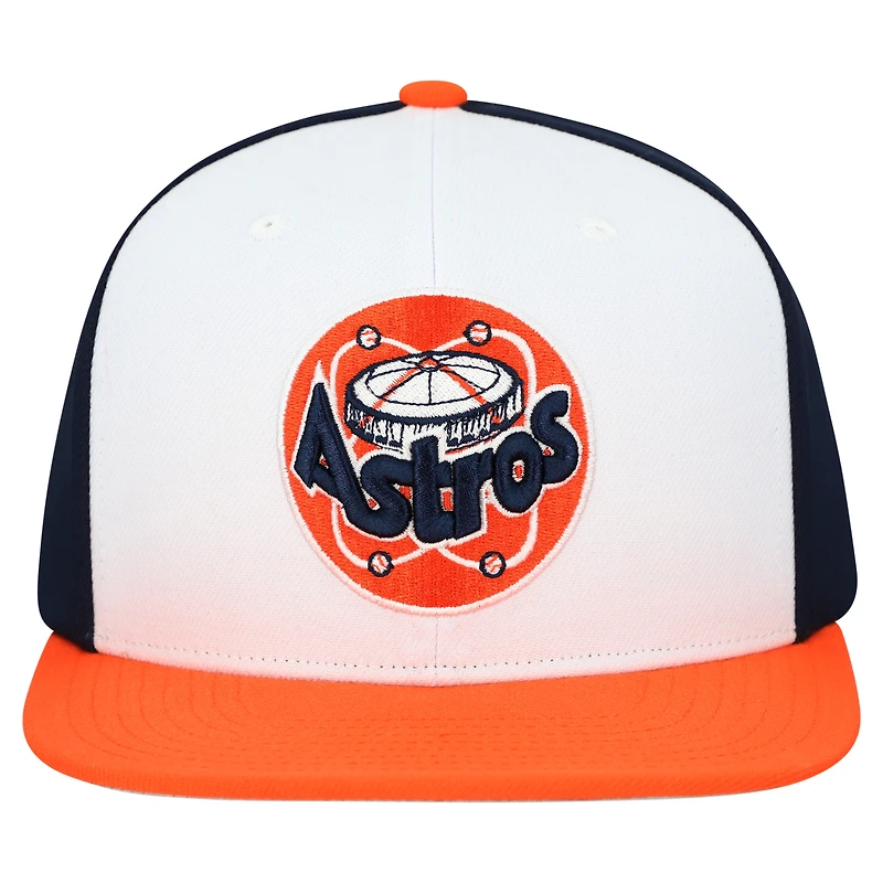 Casquette snapback basique Mitchell & Ness blanche Houston Astros Cooperstown Collection pour homme