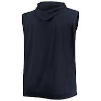 Sweat à Capuche Homme Bleu Marine Houston Astros Jersey Muscle Sans Manches