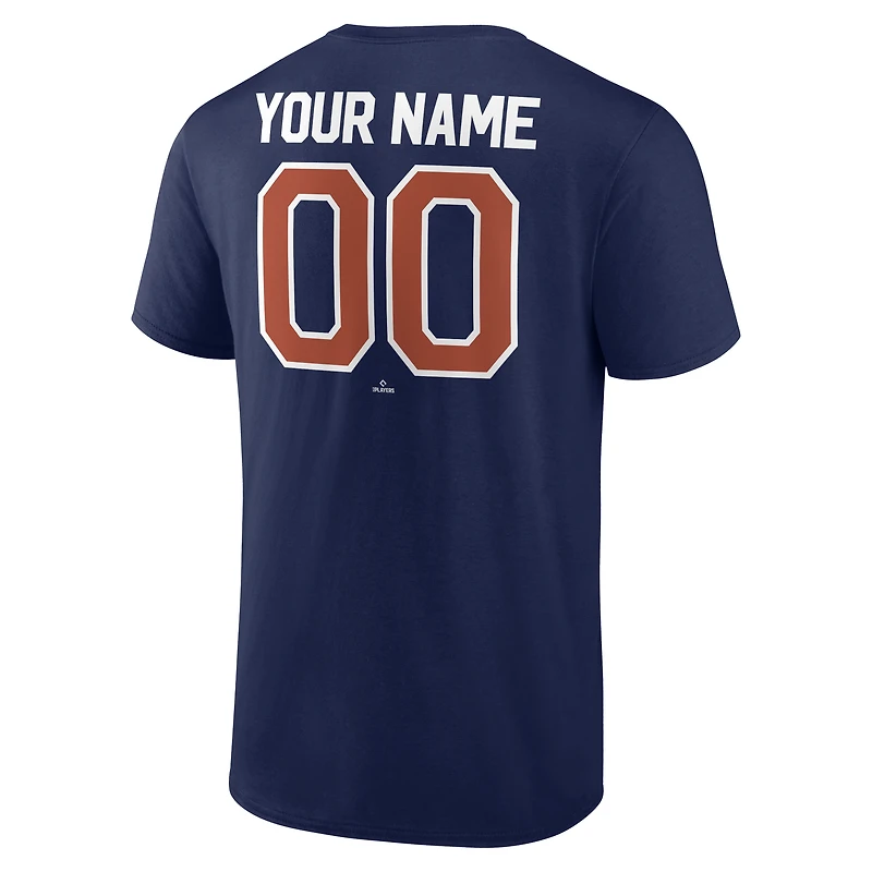 Men's Navy Houston Astros Winning Streak Custom T-Shirt
