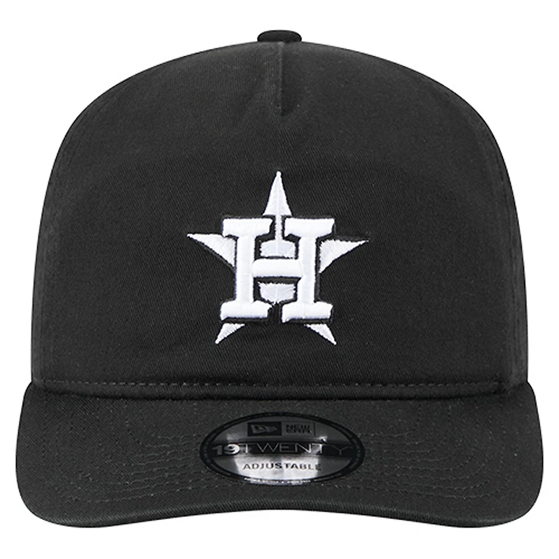 Men's New Era Black/White Houston Astros 19TWENTY Adjustable Hat
