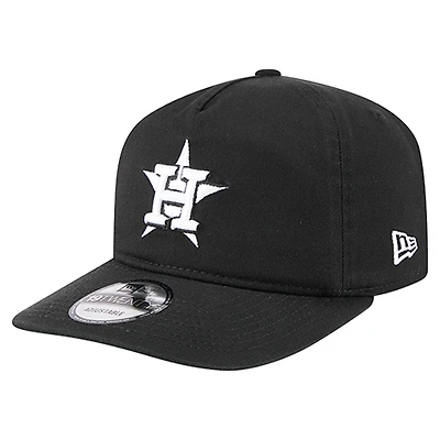 Men's New Era  Black/White Houston Astros 19TWENTY Adjustable Hat
