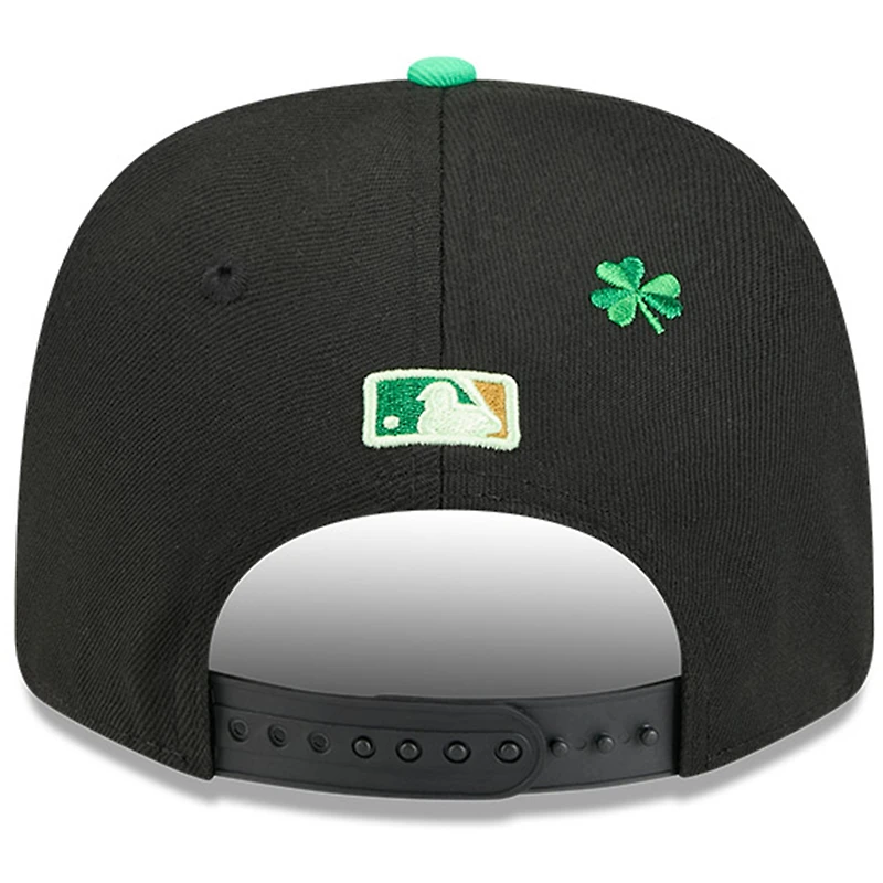 Casquette ajustable New Era noire Houston Astros 2026 Saint-Patrick 9SEVENTY pour homme
