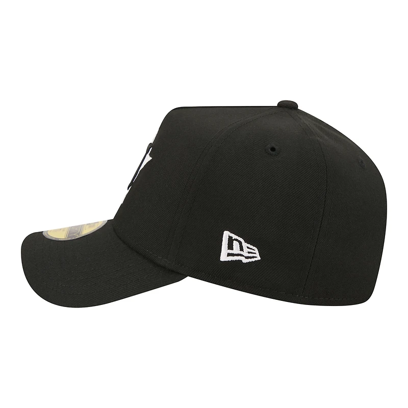 Men's New Era  Black Houston Astros A-Frame 59FORTY Fitted Hat