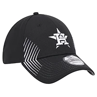 Casquette flexible Active Dash Mark 39THIRTY des Houston Astros New Era noire pour hommes