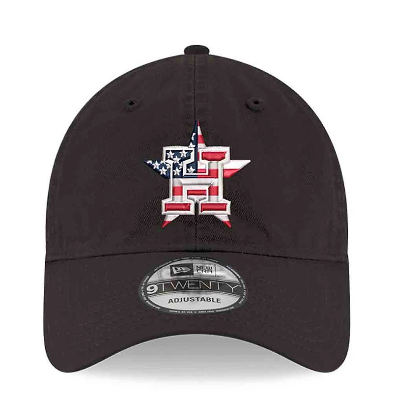 Men's New Era Black Houston Astros America 250 9TWENTY Adjustable Hat