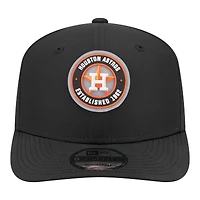Men's New Era  Black Houston Astros Circle 9SEVENTY Adjustable Hat