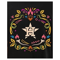 Men's New Era Black Houston Astros Día de los Muertos T-Shirt