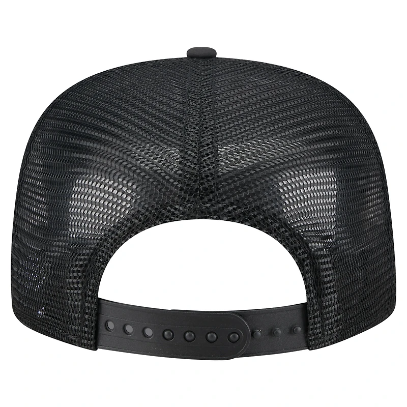 Casquette ajustable de golfeur en caoutchouc Houston Astros New Era noire pour homme