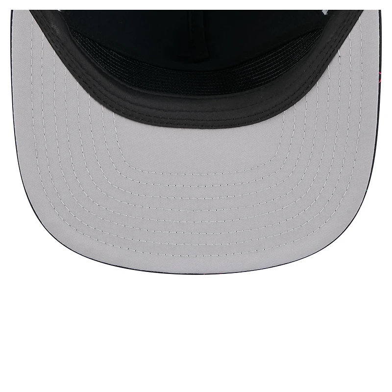 Casquette ajustable de golfeur en caoutchouc Houston Astros New Era noire pour homme